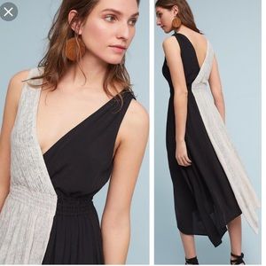 Anthropologie Maeve asymmetrical hem dress M